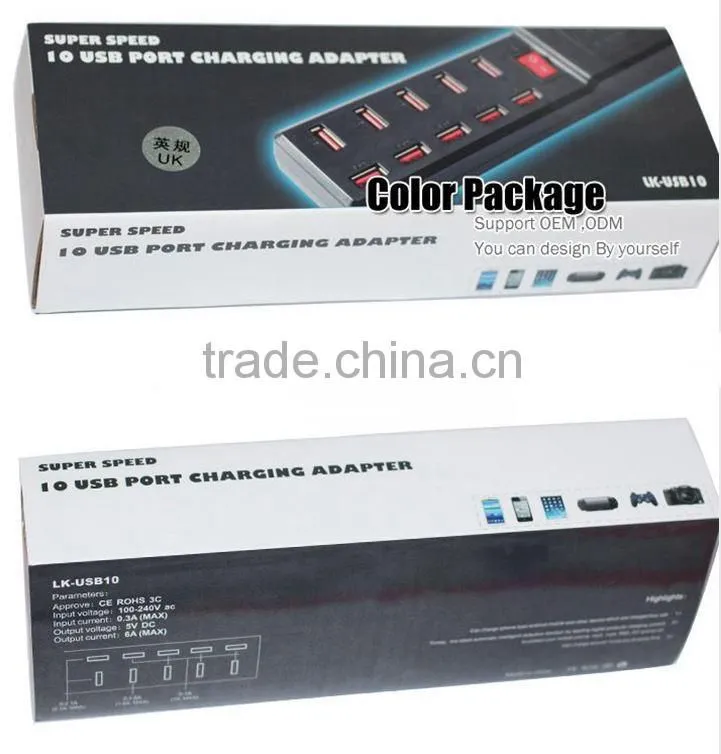 New arriving multi electrical extension socket with switch button tracking number available