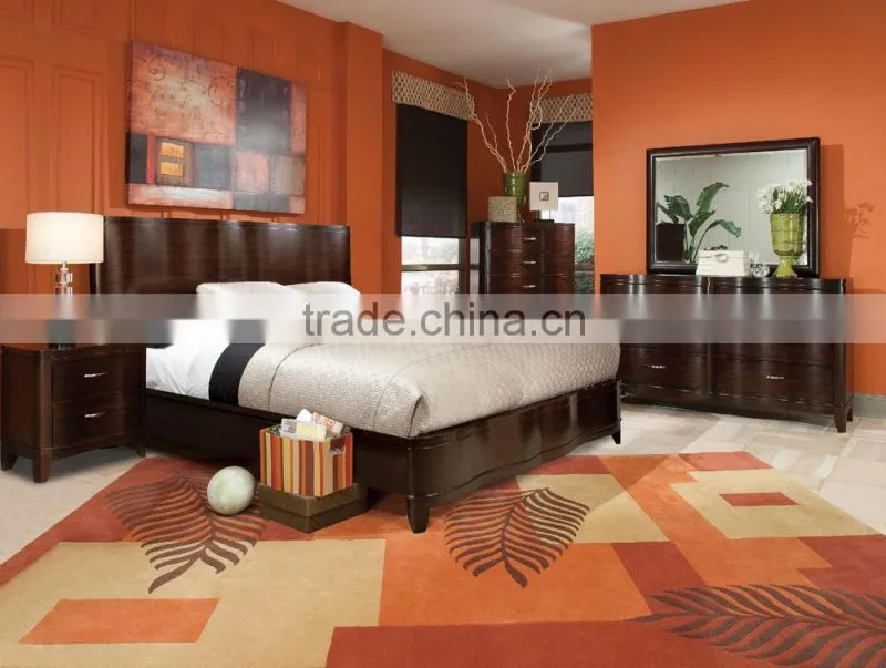 America style King solid wood Bed AS-B15