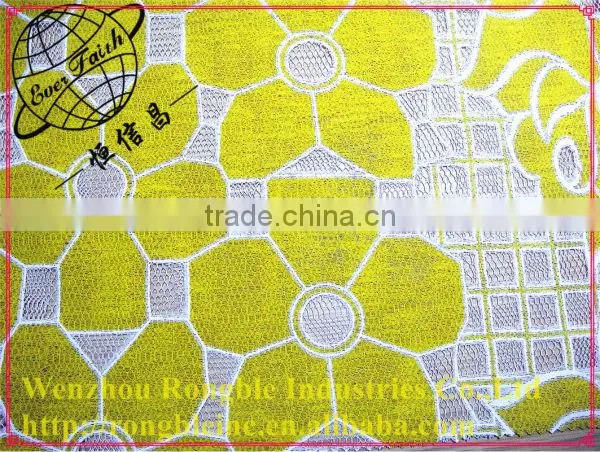 fashion design floral lace fabric for garment