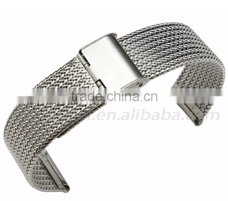 Milanese Classic Buckle Stainless Steel Watchband 16mm 18mm 20mm 22mm 24mm