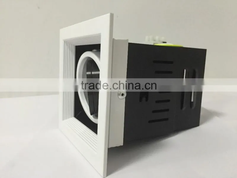 5W Square recessed grille light ceiling light 10w at 15w ceiling for south american ceiling