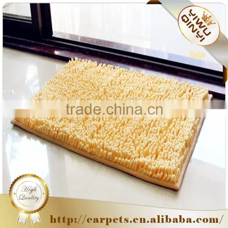 Chinese imports wholesale Microfiber chenille bath rug