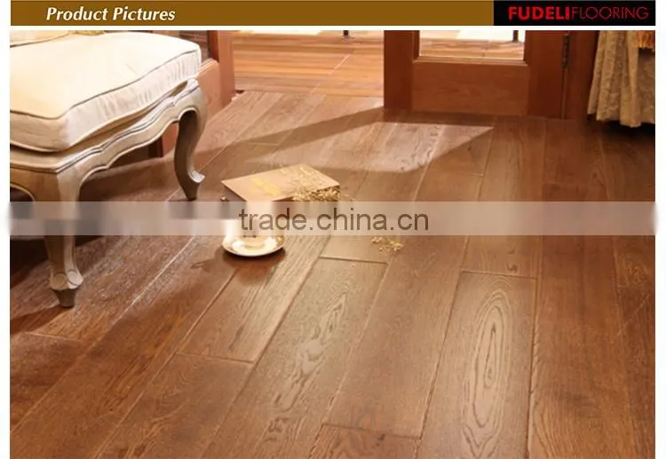 SCS Certified New design white wash oak engineered flooring