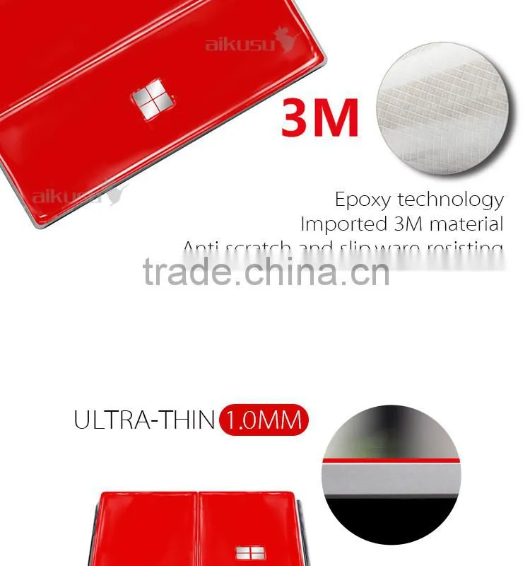 Newest stick on glass epoxy gel skin for Microsoft surface