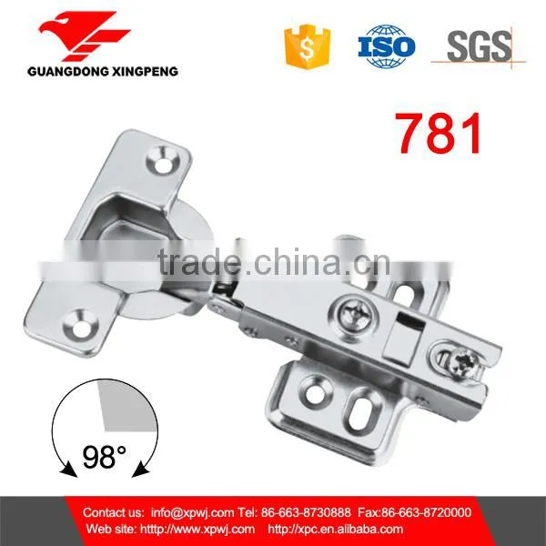 types of slide-on door hinge for door and cabinet hardware