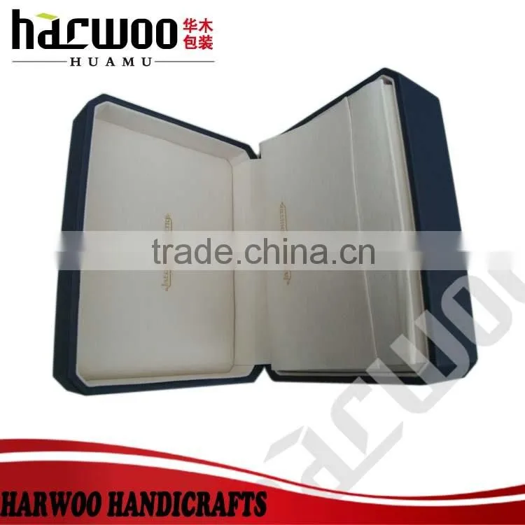 Navy bule luxury leather watch packaging,single watch packaging,leather watch packaging box