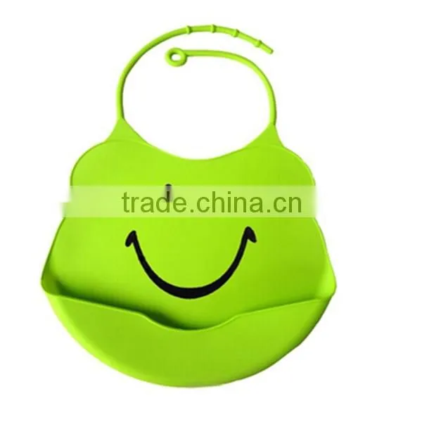 wholesale promotional large silicone baby bibs