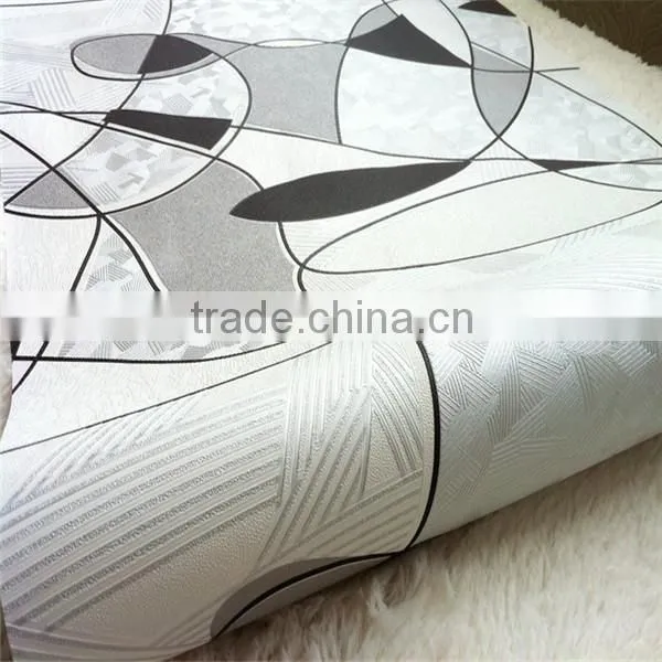 modern style wall paper black and white color