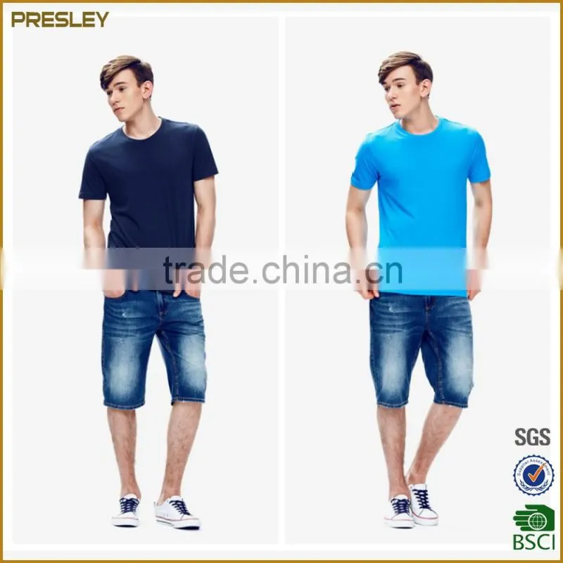 softextile 2016 Last Wholesale New Design For Men's T-shirt Lot Sales In Bulk T-shirt