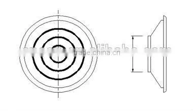 Aluminum Alloy Round Air Vents Diffuser