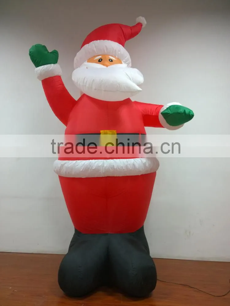 DJ-XT-50 inflatable santa dance in the wind wholesale Christmas decoration