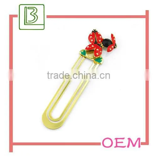 butterfly metal bookmarks for promotional gift