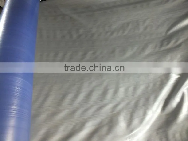 Korea PP Tarpaulin Blue/Silver Plastic Laminating Tarps Sheets Tarpaulin Truck Cover