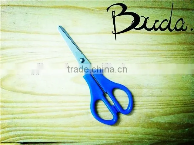 Best selling stainless steel stationery scissors with PP+TPR handle BD-S1654
