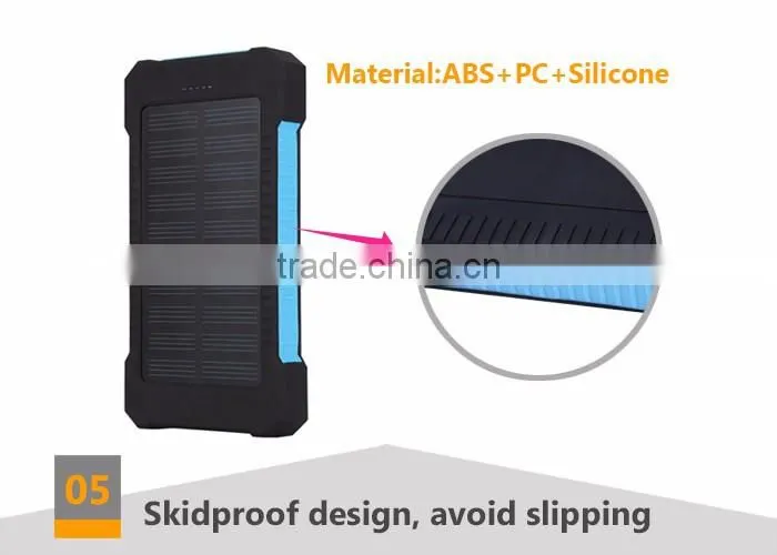 HC-S03 universal solar products smartphone charger solar power bank