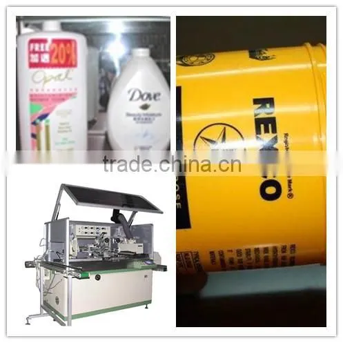 auto screen printer auto silk screen printing machinery bottle cap tube printer label printer shampoo bottle