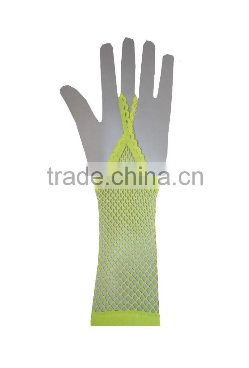 fishnet long gloves Party Fancy Dress Bride wedding mesh glove
