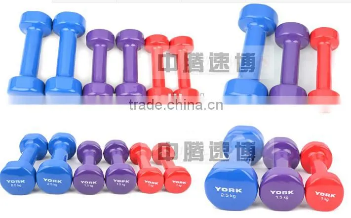 10kg vinyl dipped dumbbell for Women lose weight