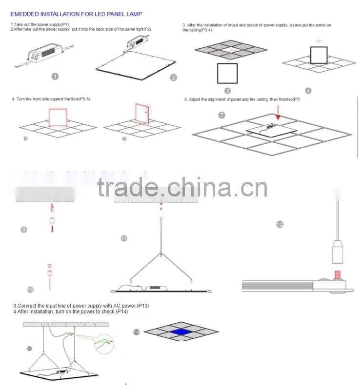 Top quality led panel 600x600 36W led panels lamp IP44 rating for commercial lighting
