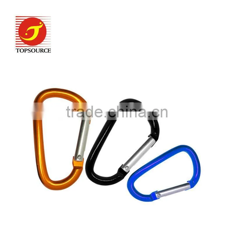 TA503 Multi founctional Aluminum Carabiner with key ring&caompass