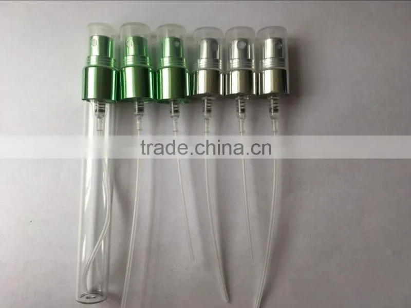12/410 small aluminum perfume sprayer with plastic cap