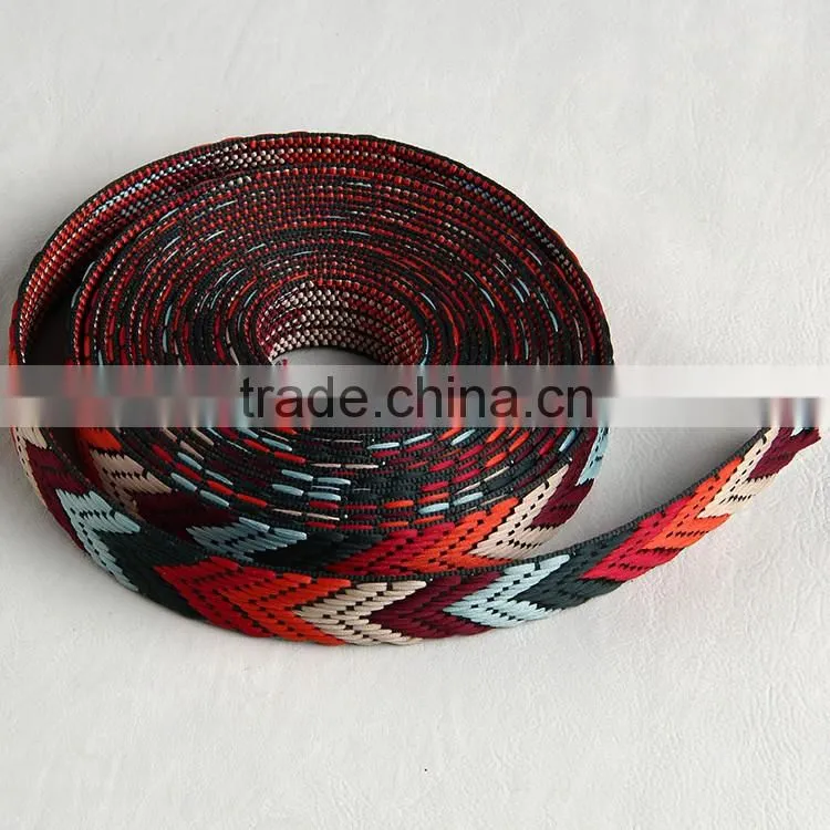 Multicolored ribbon band with more new design on it for family functional clothing