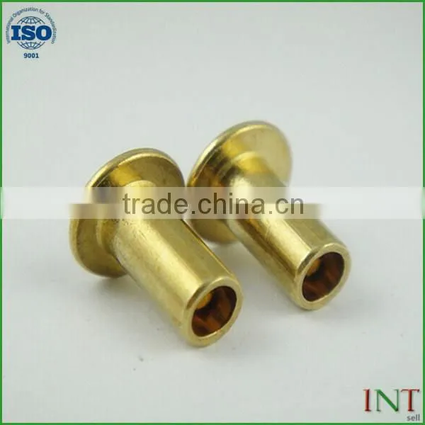 round head 3mm brass rivets