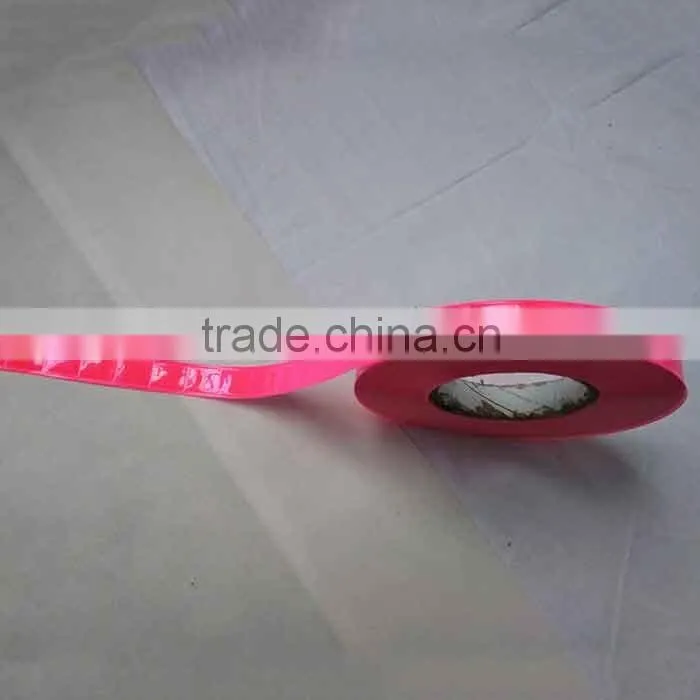 Pink 20MM fire resistant PVC reflective tape