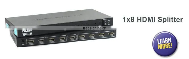 Premium promotional 1080p hdmi splitter to hdmi and component