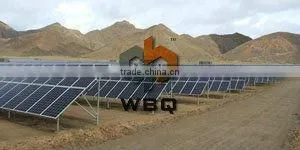 Solar mounting rack system on ground