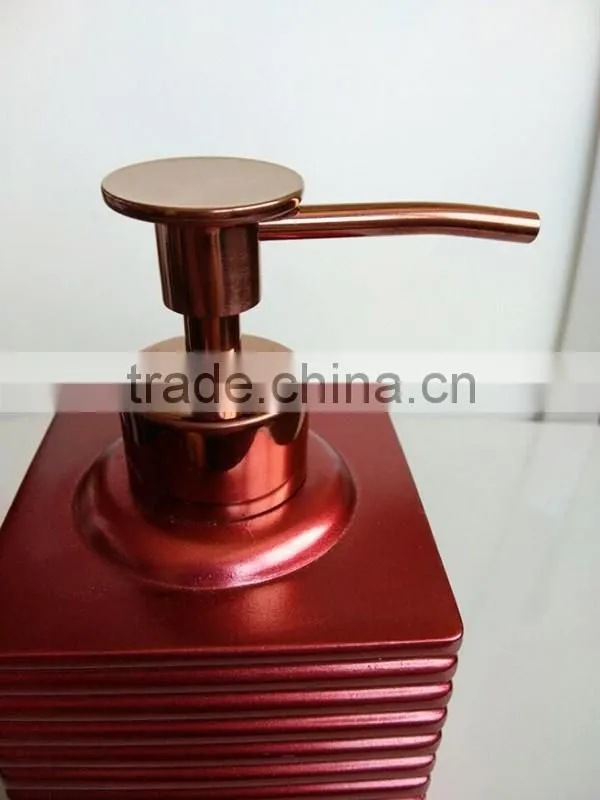 Ceramic Bathroom Accessories Set Holder 3 pcs : tumbler, soap dish, dispenser