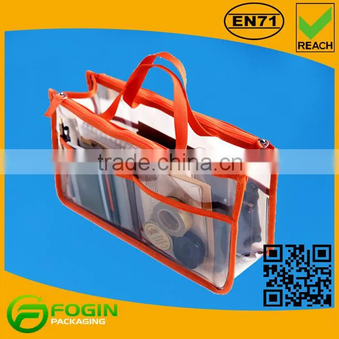 on sale fashion pvc transparent cosmetic pouch
