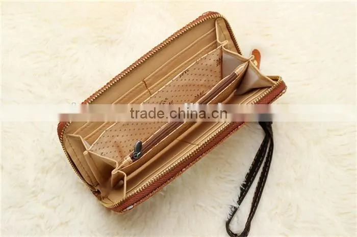 2016 Women Brand Long Wallet Genuine Leather Clutch Coin Hand Purse