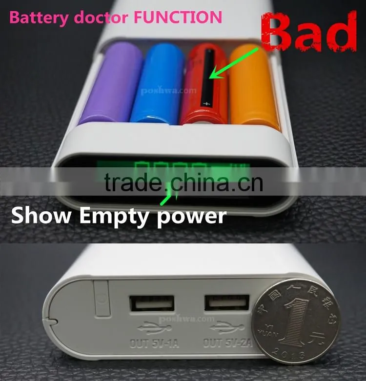10400mah battery removable power bank and replaceable-battery power charger for moible and tablet 3.1A 2.1A 1A
