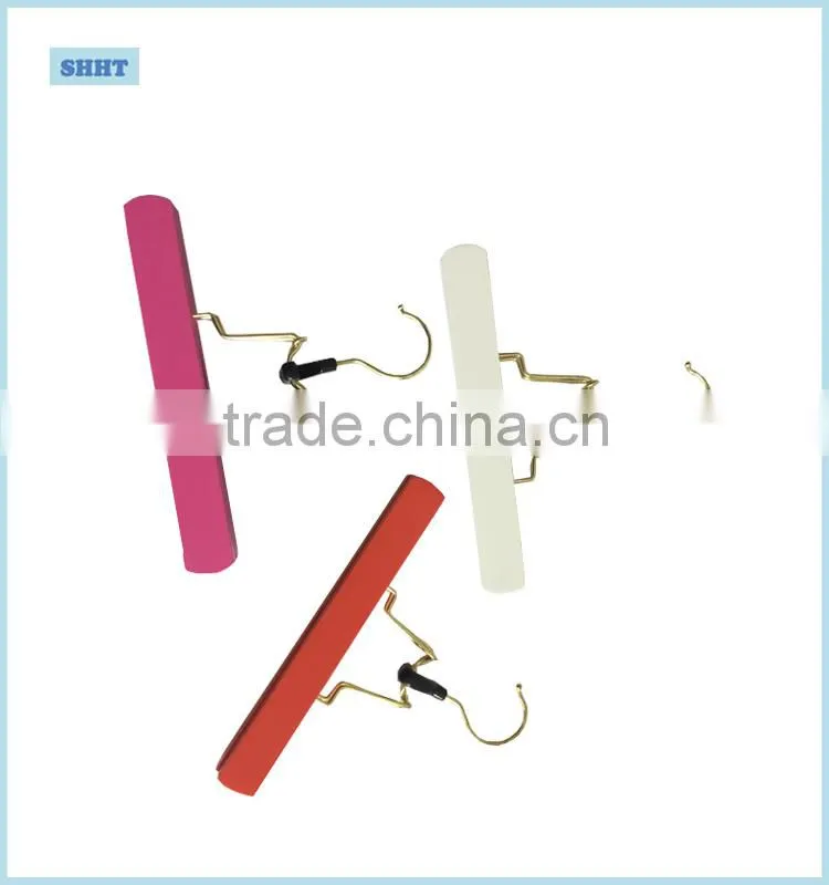 customized wooden hair extension hanger and bag with logo