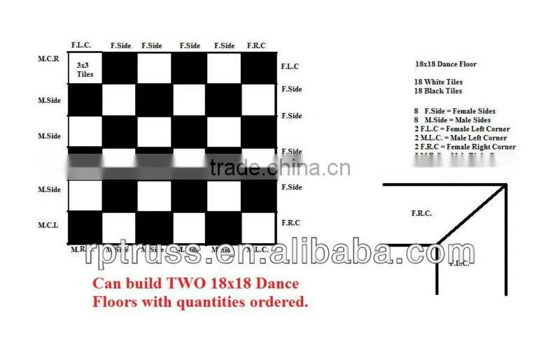2014 Stage and nightclub dance floor rental dance floor
