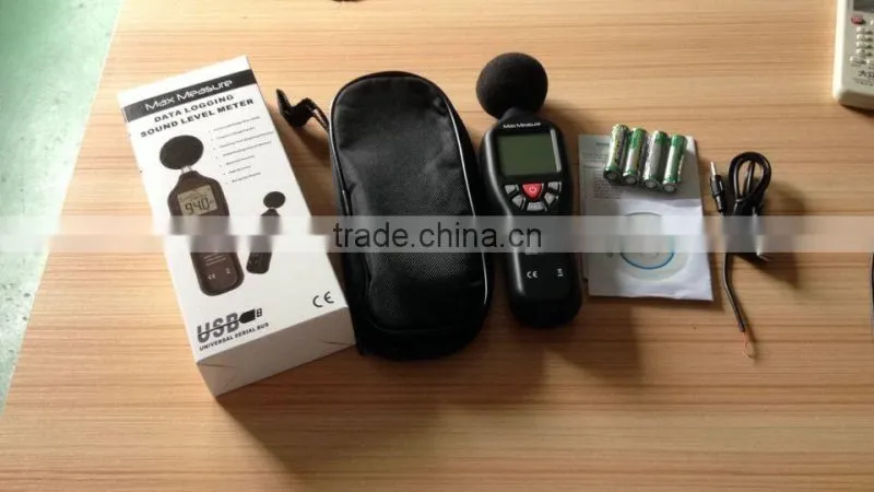 30-130dB sound level meter calibrator with LED