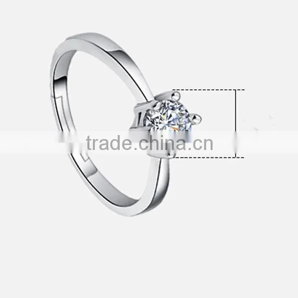 china factory direct sale diamond cz 925 sterling silver rings