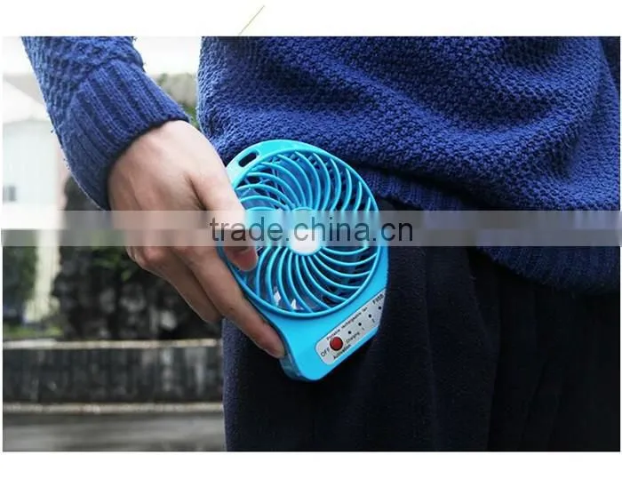 Promotional items handheld pocket toy fan, electrical table fan