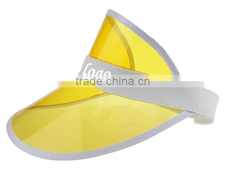 Costum Cheap Plastic Sun Visor Cap