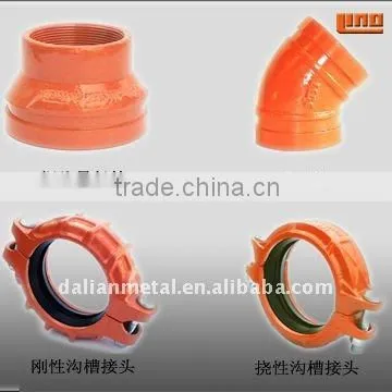 Ductile Iron clamp sanitary pipe fittings