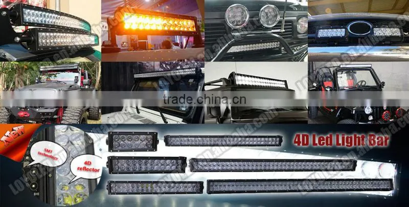 NEW 50 inch curved single row 240W Flood/Spot/Combo Beam LED Light Bar for offroad vehicle, SUV, UTV, ATV