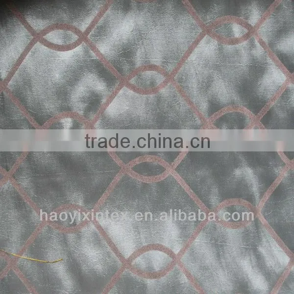 Flocking Fabric on Cationic Taffeta