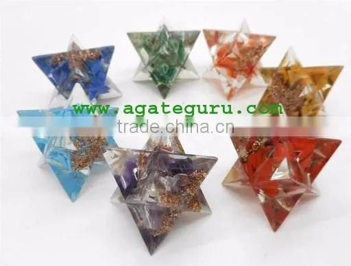 Black Tourmaline Orgonite 2inch Angels : Orgone Angels : Healing Orgone Crystals
