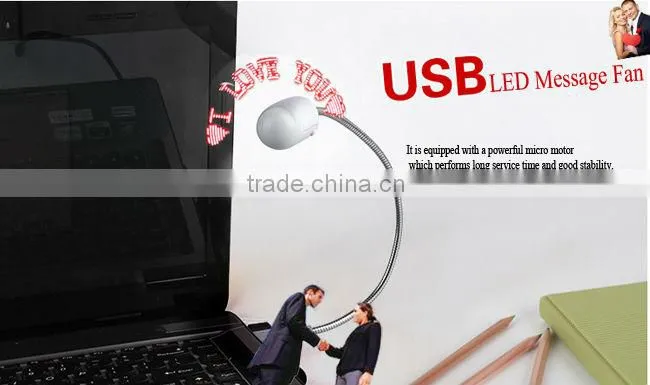Programmable usb mini fan