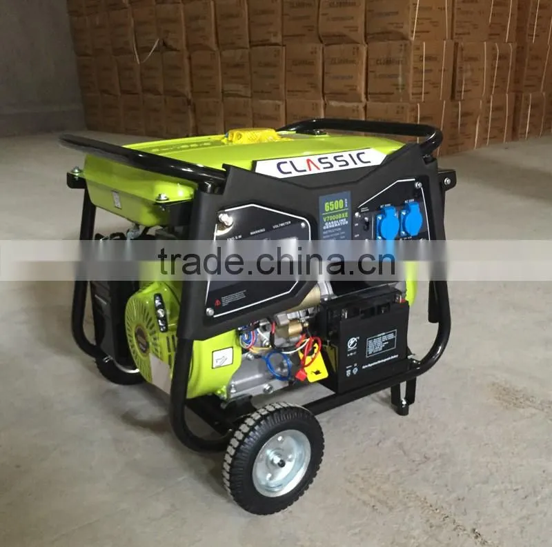 BISON Air Cooled Electric Start Portbale Natural Gas Generator 5kw, LPG Generator Set