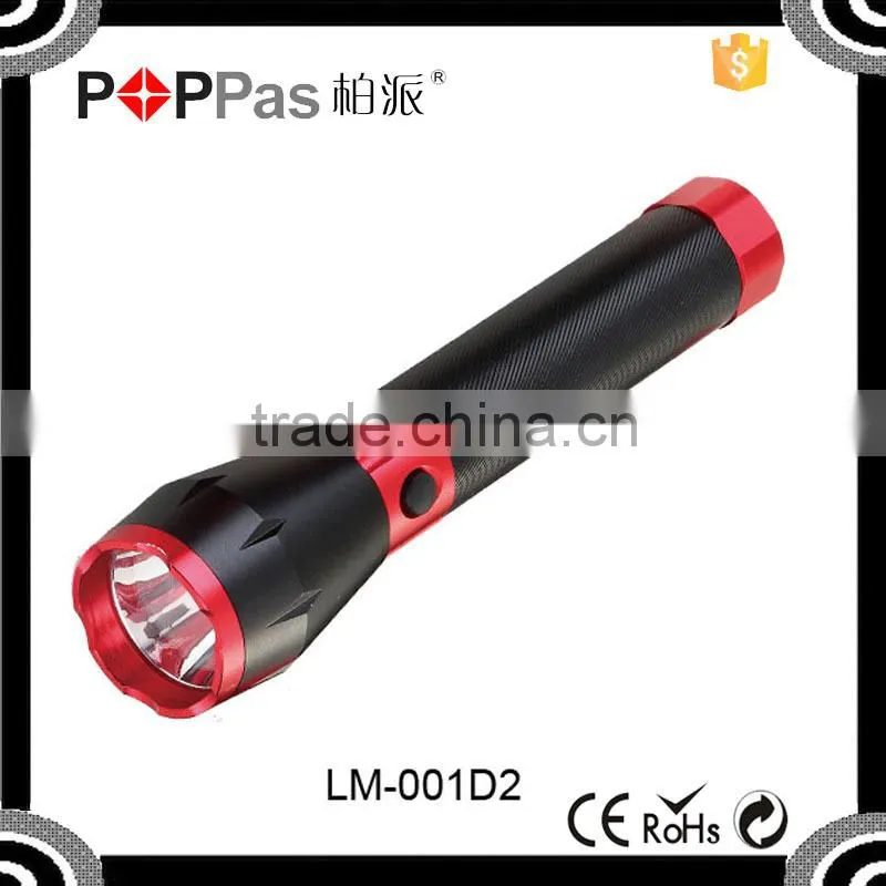 POPPAS-LM 001 Series strong light flashlight Aluminum LED Flashlight Torch