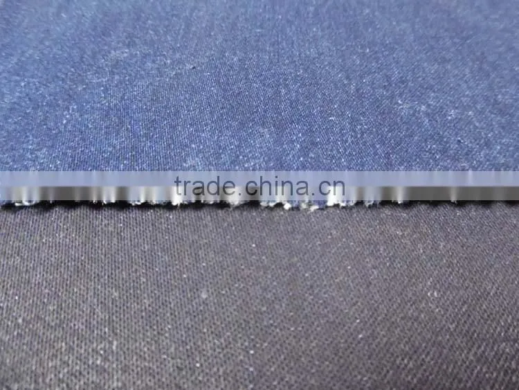 stain finished cotton/spandex,cotton/poly denim fabric stocklot PE12-D1605608