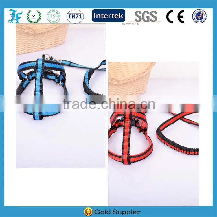 LF Wholesale dog bungee harness and leash