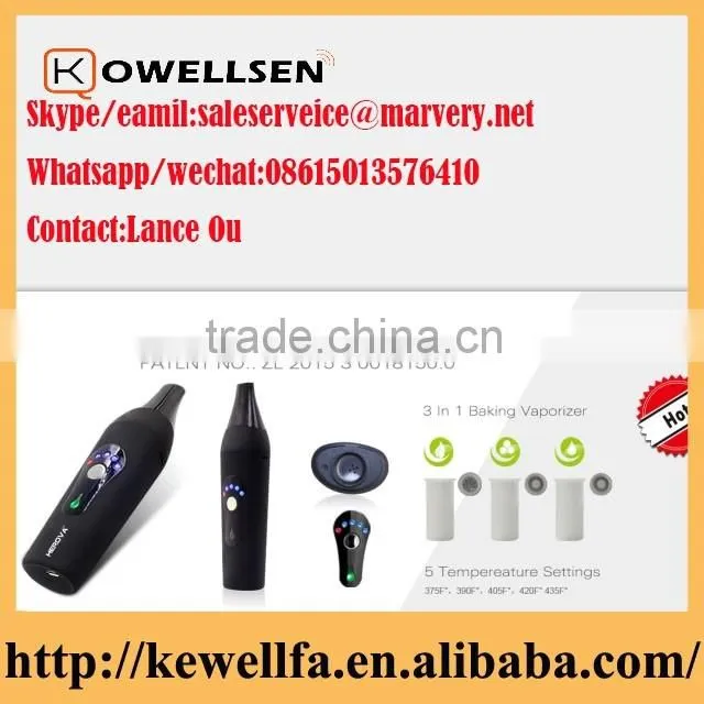2016 cigarette manufacturers Dry Herb Vaporizer with Ceramic Heating Chamber Dry Herb 3 IN 1 Herova dry herb pen/Herova